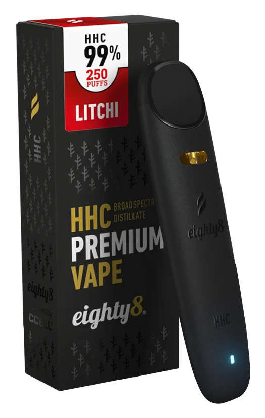 Eighty8 HHC Vape Litschi, 99 % HHC, 0,5 ml