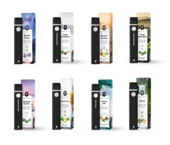 Pack vape funcional descartável Hemnia, tudo num só conjunto - 8 sabores x 1 ml