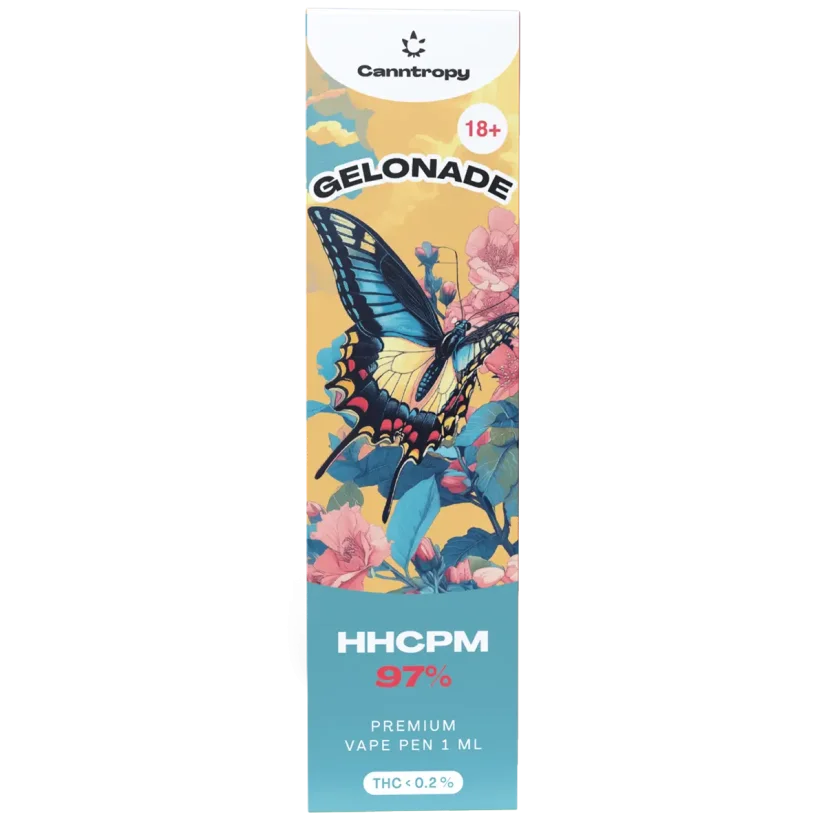 Canntropy HHCPM Vape Pen Gelonade, HHCPM  97% quality, 1 ml