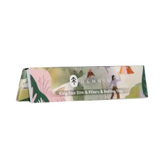 Hemnia King Size Wide Ultra Thin -paperit filttereillä, 32 kpl + sekoitusalusta