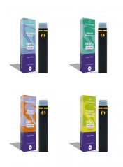 Canntropy H4CBD Vape Pen bundle, 95 % H4CBD, All in One Set - 4 příchutí x 1 ml