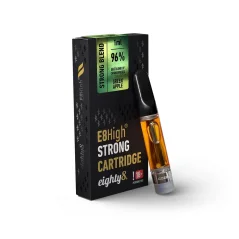Cartucho Eighty8 E8High Manzana Verde, 96 % E8High, 1 ml