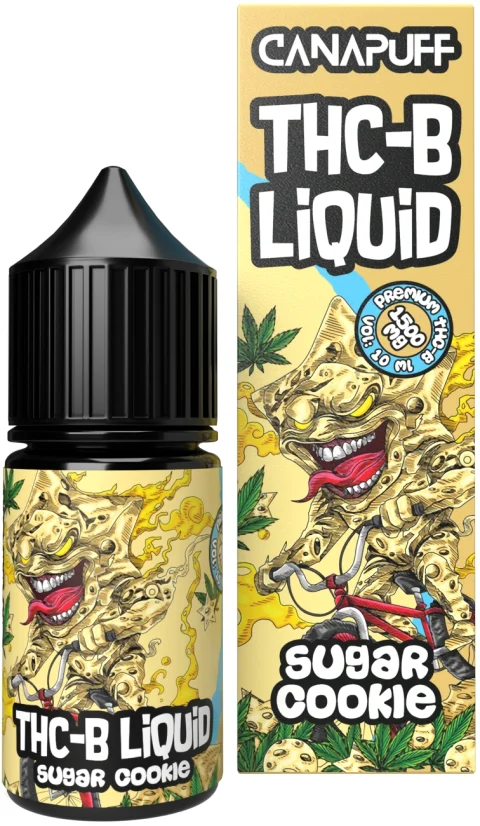 CanaPuff THCB Liquid Sugar Cookie, 1500 mg, 10 ml