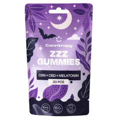 Canntropy CBN + CBD + Melatonin Sleep Gummies 30 pcs x 5mg, 20g