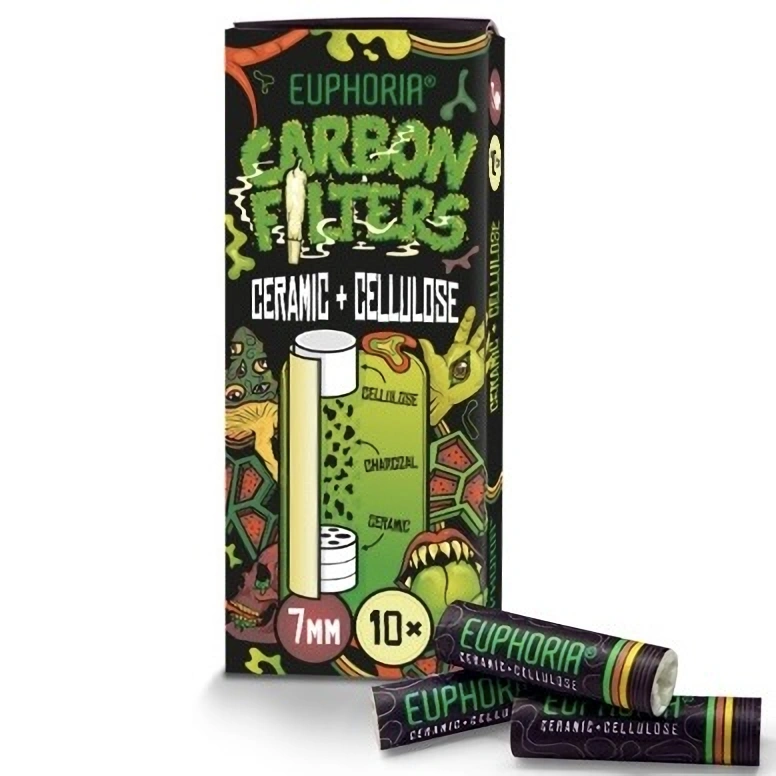 Euphoria Celuloza + Ceramiczny filtr węglowy 10 szt.