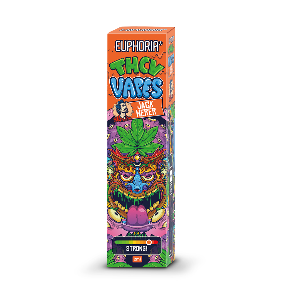 buy thcv vape Euphoria Disposable Pen Jack Herer, 98% THCV, 2 ml Flavors:Sour Mango Pineapple box of vapes Fruity Disposable Vaporizers: Blu