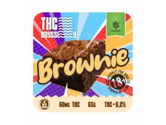 Czech CBD THC Odyssey Brownie, 60 mg di THC, 65 g