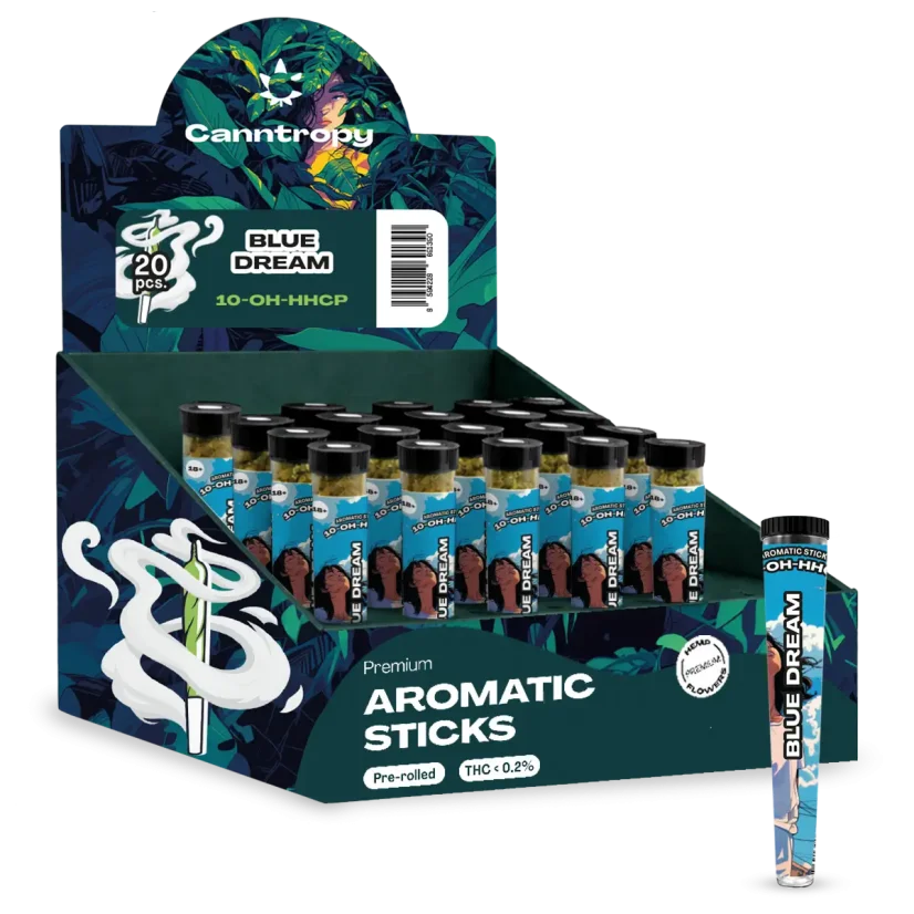 Canntropy 10-OH-HHCP Prerolls Blue Dream, displejová krabička 20 ks