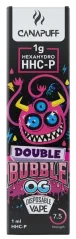 CanaPuff Double Bubble OG 96 % HHCP - Vienkartinis vape rašiklis, 1 ml