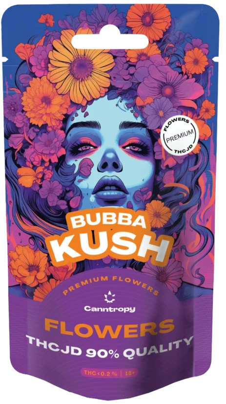 Canntropy THCJD Flower Bubba Kush, jakość THCJD 90%, 1 g - 100 g