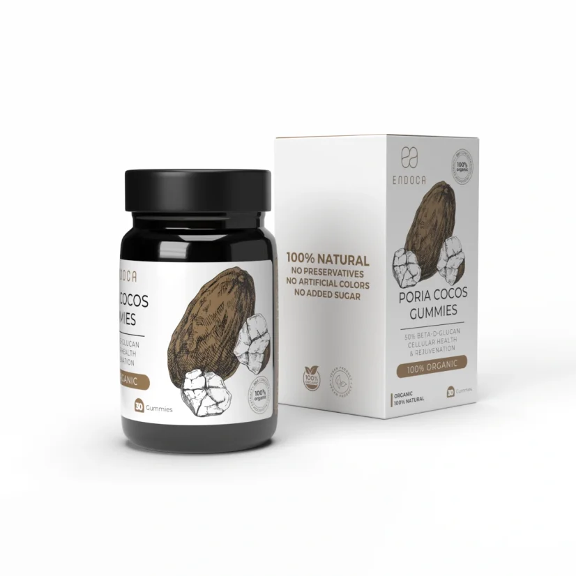 Endoca Poria Pilz-Gummis, 10 mg CBD, 30 Stück, 60 g