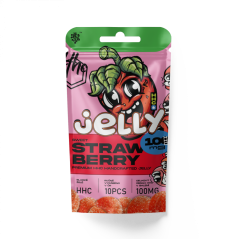 Czech CBD HHC Jelly Strawberries, 10 unid. x 10 mg, 100 mg
