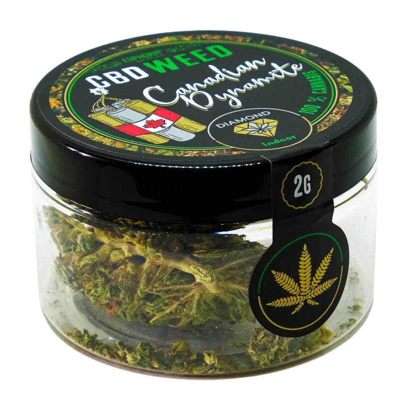 Euphoria CBD Flowers Diamond Canadian Dynamite, 2 gramai