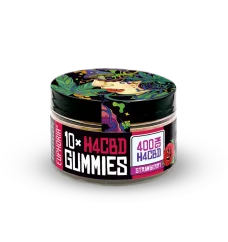 Euphoria H4CBD Gummies Strawberry, 10 pcs x 40 mg, 400 mg