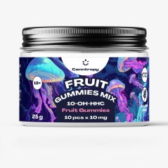 Canntropy 10-OH-HHC Fruit Gummies Mix, 10 unid. x 10 mg, 100 mg 10-OH-HHC, 25 g