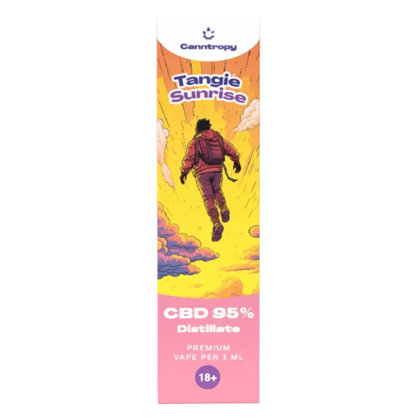 "Canntropy CBD" vienkartinis Vape Pen "Tangie Sunrise", CBD 95 %, 1 ml