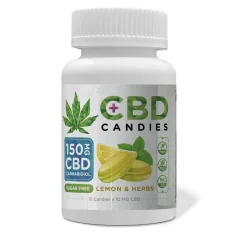 Euphoria CBD kommid sidruni ja ürtidega 150 mg CBD, 15 tk x 10 mg, 100 g