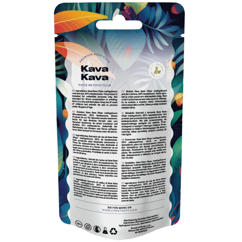 Canntropy Kava Kava (Piper methysticum) ekstrakt z korzenia 30% kawalaktonów, 5g - 100g