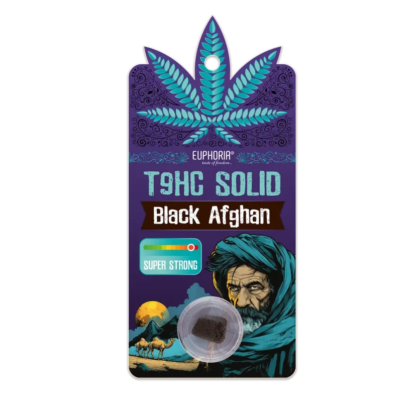 Euphoria T9HC Solid Black Afghan, 1 g Euphoria T9HC Solid Black Afghan, 1 g