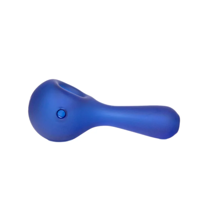 MJ Arsenal Cachimbo de mão jateado Pioneer, azul-celeste