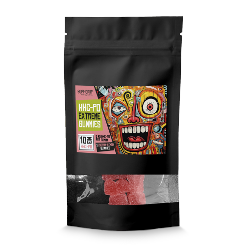 Euphoria HHCPO Gummies Cherry-Lemon, 5 sztuk x 2 mg, 10 mg