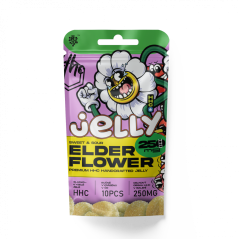 Tschechisches CBD HHC Gelee Holunderblüte, 10 Stück x 25 mg, 250 mg, 50 g