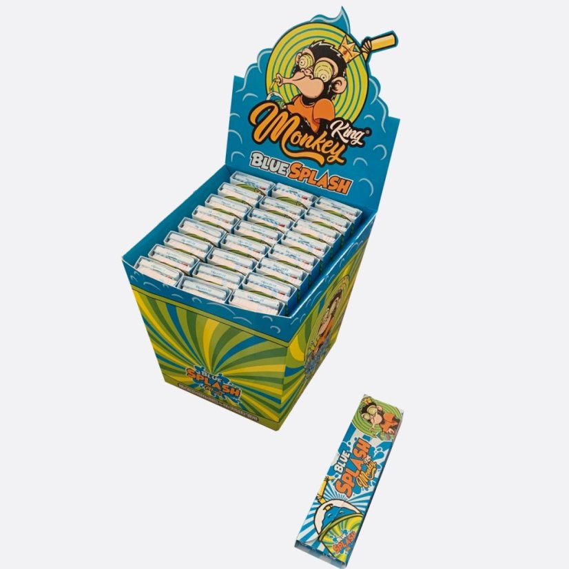 Monkey King Kék Fröccs tapintás- és illatos cigarettapapírok szűrőbetétekkel (kék fröccs illat)