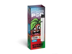 Czech CBD THCV Vape Pen disPOD Jahoda, 25 % THCV, 67 % CBG, 1 ml