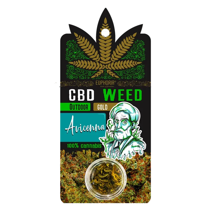 Euphoria CBD Weed Gold Avicenna Outdoor, 0,7 g