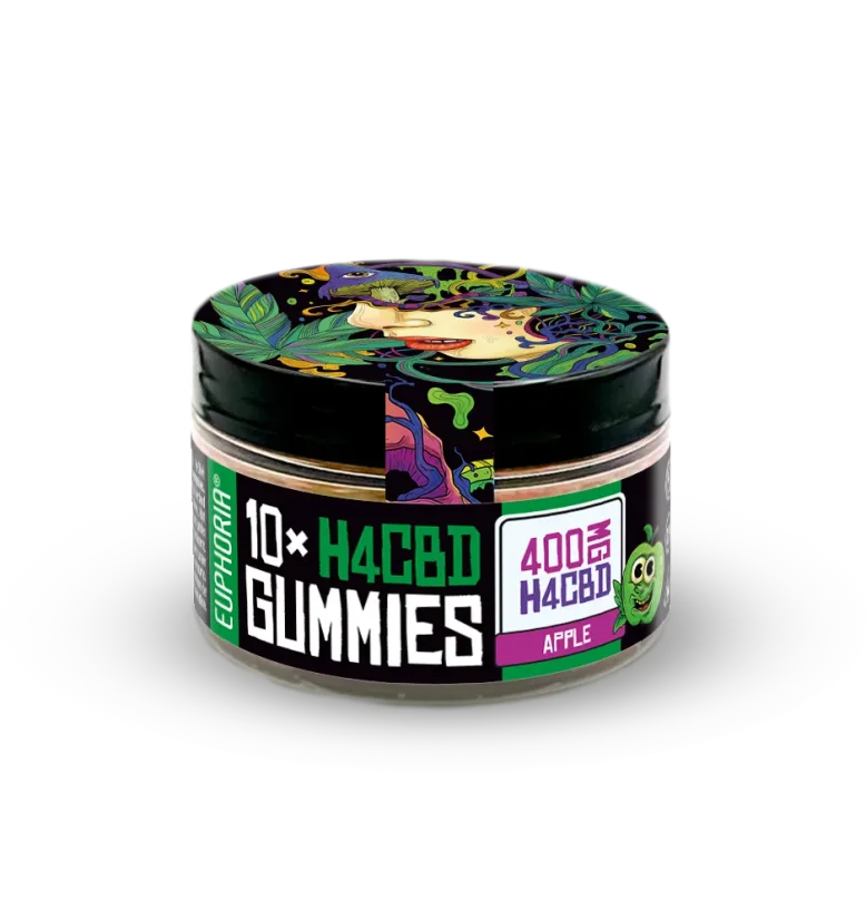 Euphoria H4CBD Gummies Apple, 10 szt. x 40 mg, 400 mg