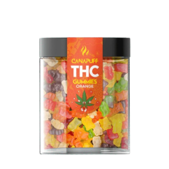CanaPuff THC+ Gummies Orange, THC less than 0,2 %, 10 - 50 pcs