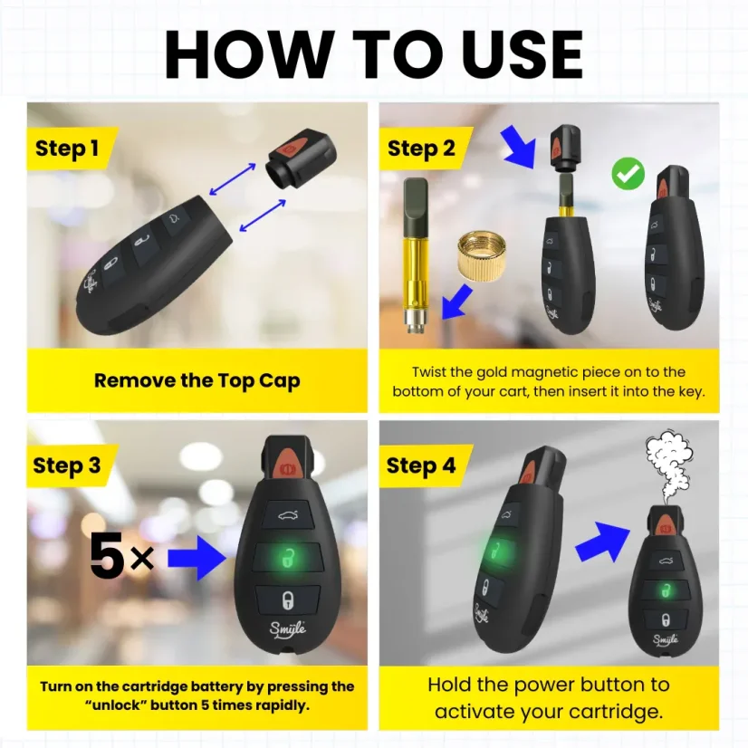 Smyle Labs 510 Battery Car Key Penjamin