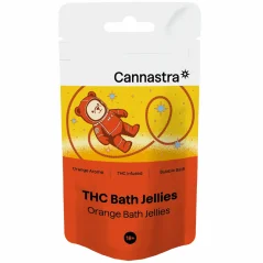 Cannastra THC+ Astro Bears Orange Bath Jellies, 30 tk x 5 mg, 150 g