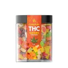 CanaPuff THC+ Gummies Orange, THC alle 0,2 %, 10 - 50 kpl