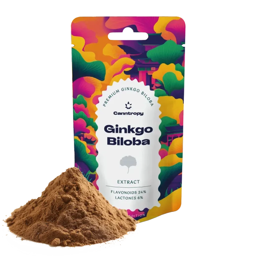 Canntropy extrakt z ginkgo biloby, 24 % flavonoidů, 6 % laktonů, 5 g - 100 g