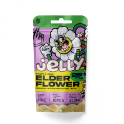 Czech CBD HHC Jelly Elderflower, 10 sztuk x 25 mg, 250 mg, 50 g