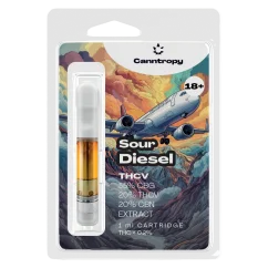 Canntropy THCV Cartridge Sour Diesel - 20% THCV, 60% CBG, 20% CBN, 1 ml