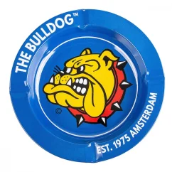 The Bulldog Original Sininen Metallinen Tuhkakuppi