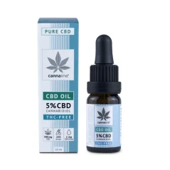 CANNALINE CBD Hemp Oil THC FREE 5%, 500 mg, 10 ml