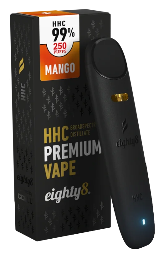 Eighty8 HHC Vape Mango, 99 % HHC, 0,5 ml