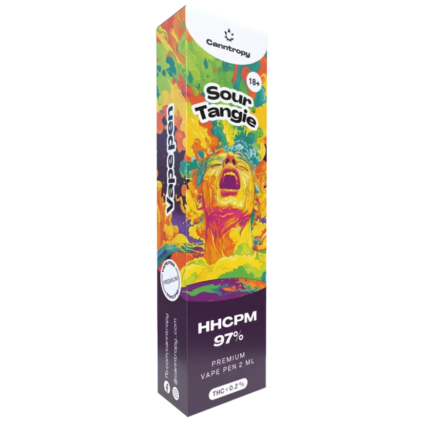 Canntropy HHCPM Vape Pen Sour Tangie, HHCPM  97% quality, 2 ml