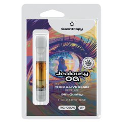 Canntropy THCV Cartridge Jealousy OG live resin terpenes, THCV 96% kvalita, 1 ml