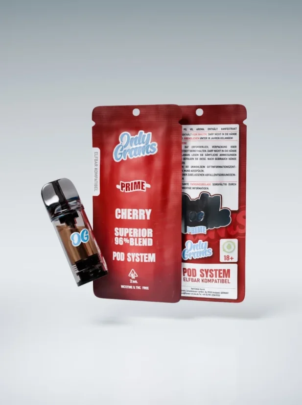 Only Grams - Superior Pod Cherry, 96 %, 2 ml (elfbar)