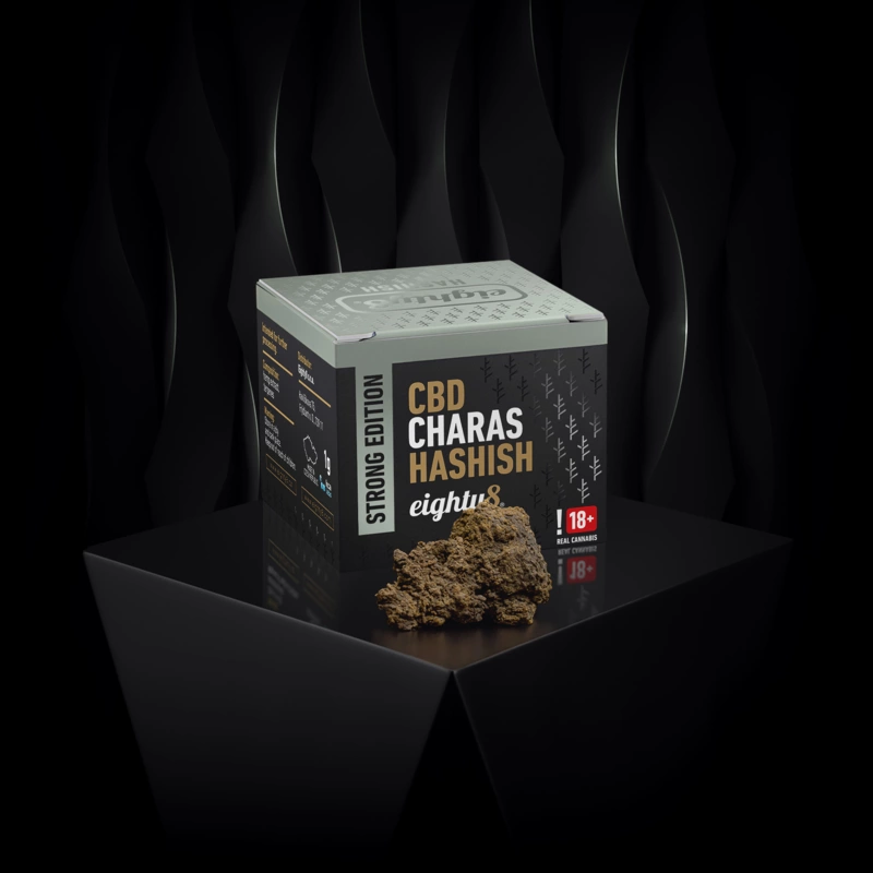 Eighty8 CBD Charas Hashish, CBD, 1 g
