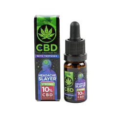 Euphoria CBD 10 % oil with terpenes, 10 ml, 1000 mg - Headache Slayer