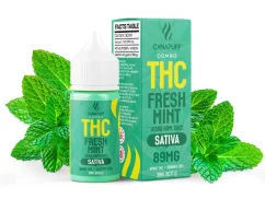 CanaPuff THC+ liquid Fresh Mint, 89 mg, 30 ml
