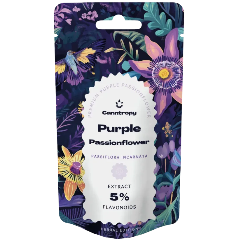 Canntropy Fioletowa Męczennica (Passiflora incarnata) Ekstrakt, 5 % flawonoidów, 5 g - 100 g