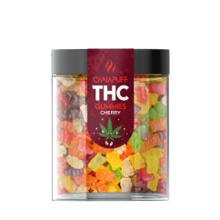 CanaPuff THC+ Gummies Cherry, THC less than 0,2 %, 10 - 50 pcs