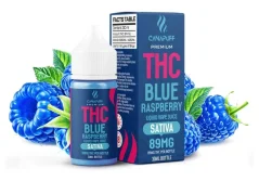 CanaPuff THC+ Liquid Blaue Himbeere, 89 mg, 30 ml