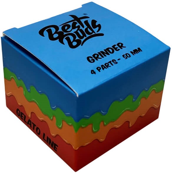 Best Buds Grinder Gelato Blueberry Tropical Fruits, 4 części (50 mm)